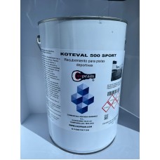 Koteval 500 sport. Recubrimiento para pistas deportivas. Pintura acrílica para pavimento y fachada. Desde